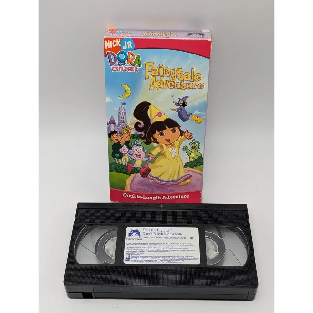 Dora the Explorer Fairytale Adventure VHS Video‎ Tape 2004 Nickelodeon Nick Jr.